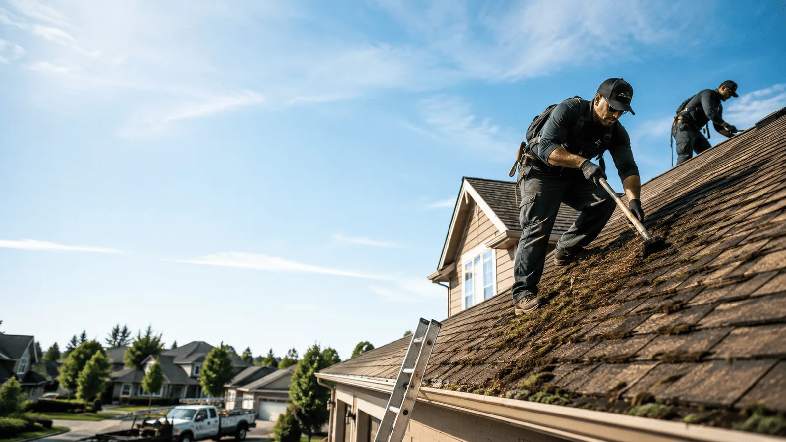 Roof Moss Removal in Sunburg, MN near me